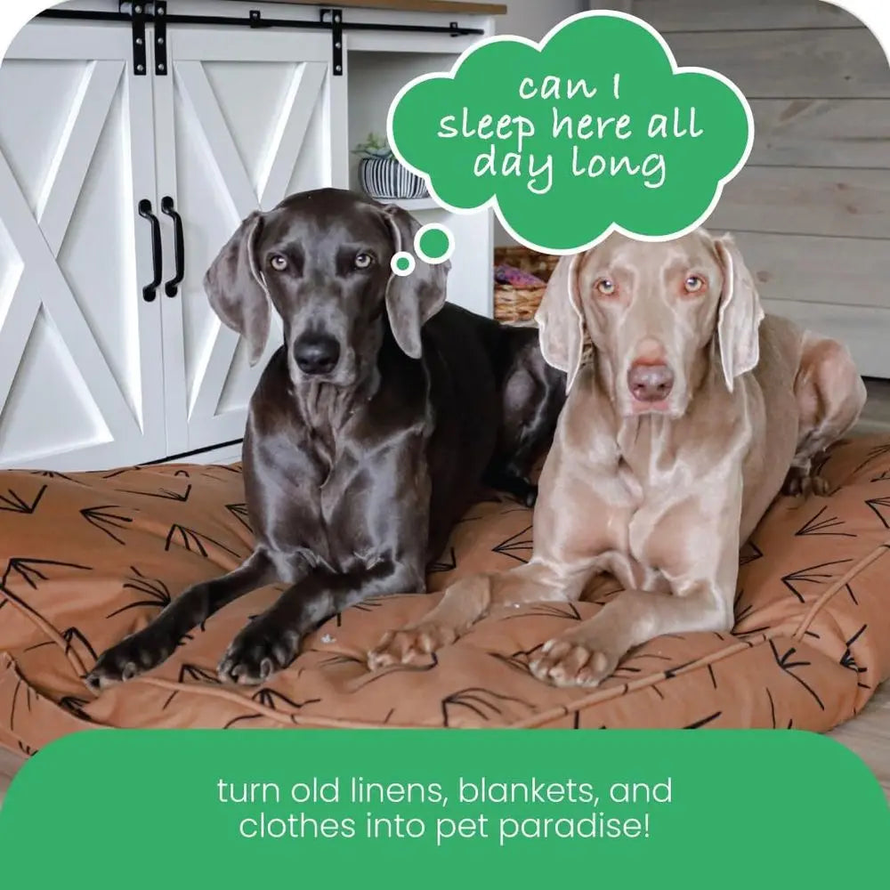 Breathable Cotton Pet Bed Duvet Cover With Removable Washable Design