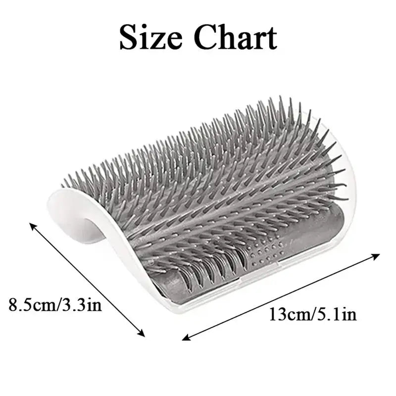 Cat Scratcher Massage Comb With Catnip For Deshedding And Grooming