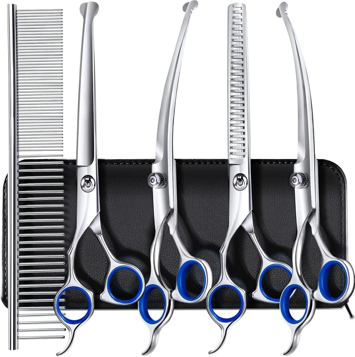 Professional Titanium Coated Stainless Steel Dog Grooming Scissors