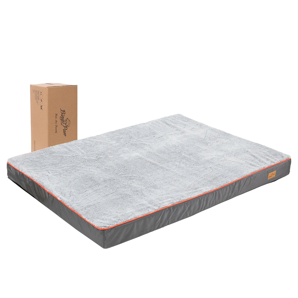Bingopaw Orthopedic Memory Foam Dog Bed With Removable Cover