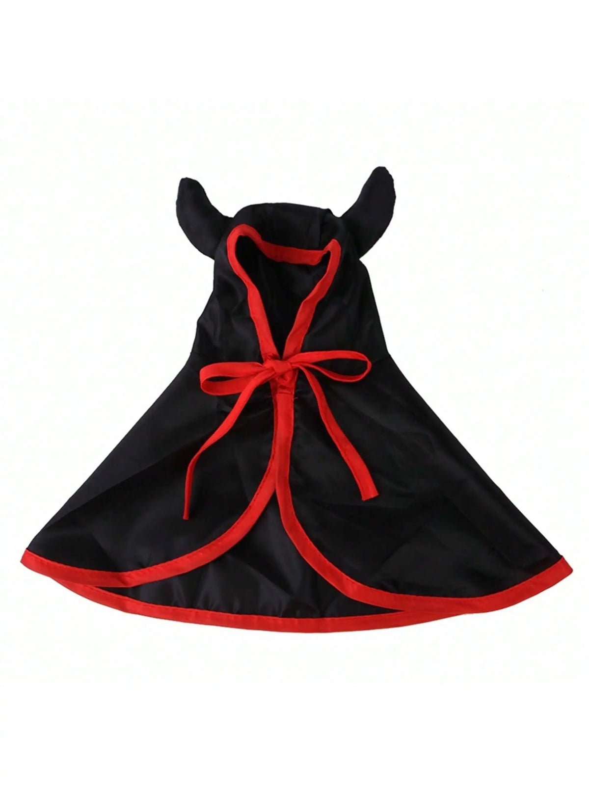 Halloween Dog Costume Cape With Devil Hat And Vampire Headband