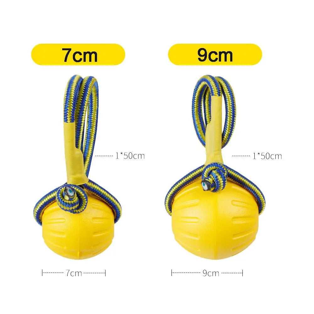 Indestructible Rubber Dog Ball Interactive Chew Fetch Bite Toy
