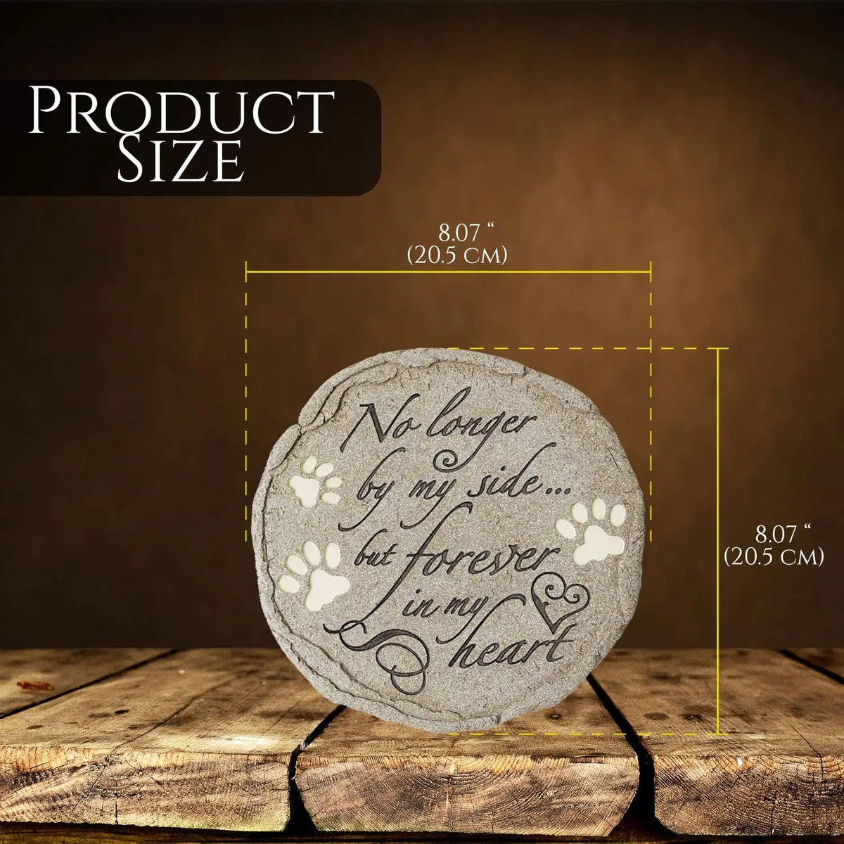 Pet Memorial Stone For Cats And Dogs Weatherproof Remembrance