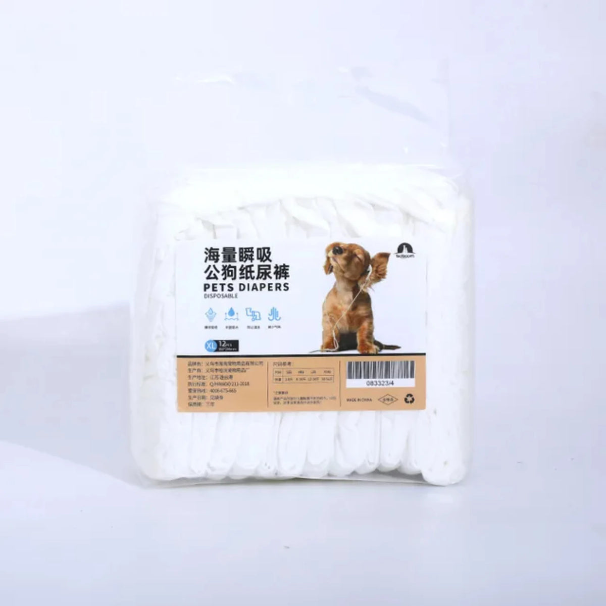 Super Absorbent Disposable Pet Diaper Pants For Dogs And Cats