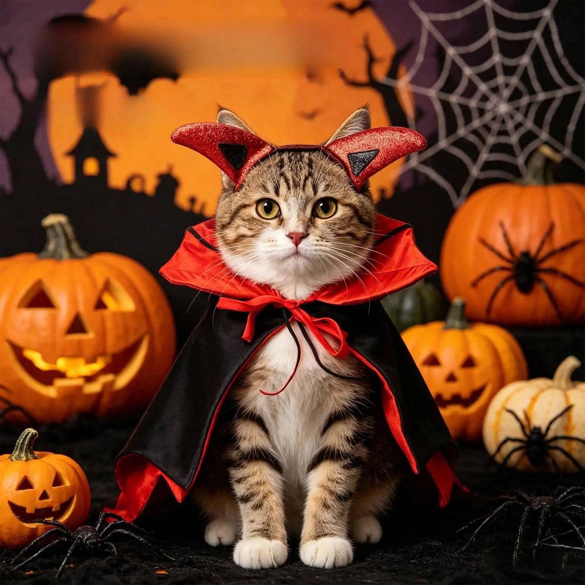 Halloween Bat Cape Costume for Dogs and Cats Pet Cosplay