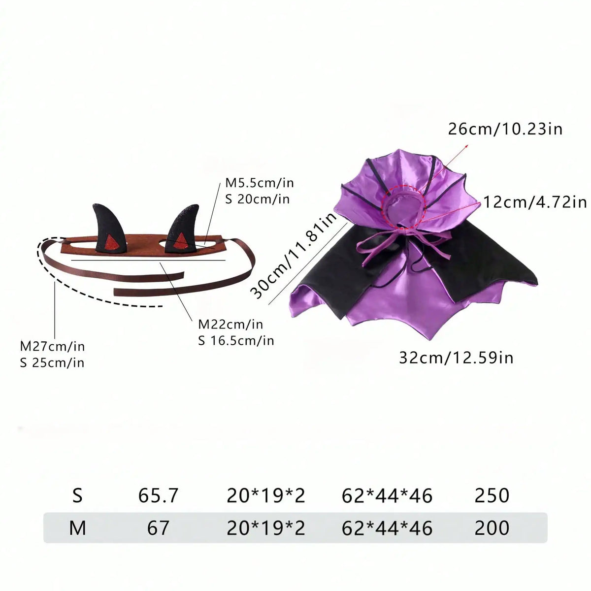 Halloween Bat Cape Costume for Dogs and Cats Pet Cosplay