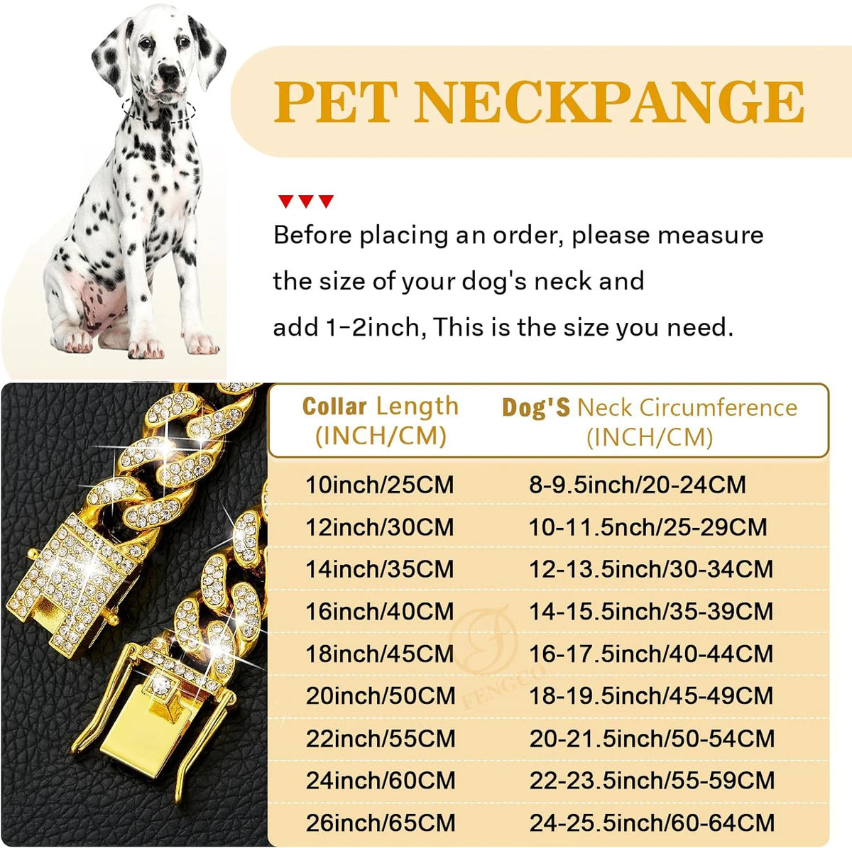 Premium Stainless Steel Pet Chain Collar For Dogs And Cats