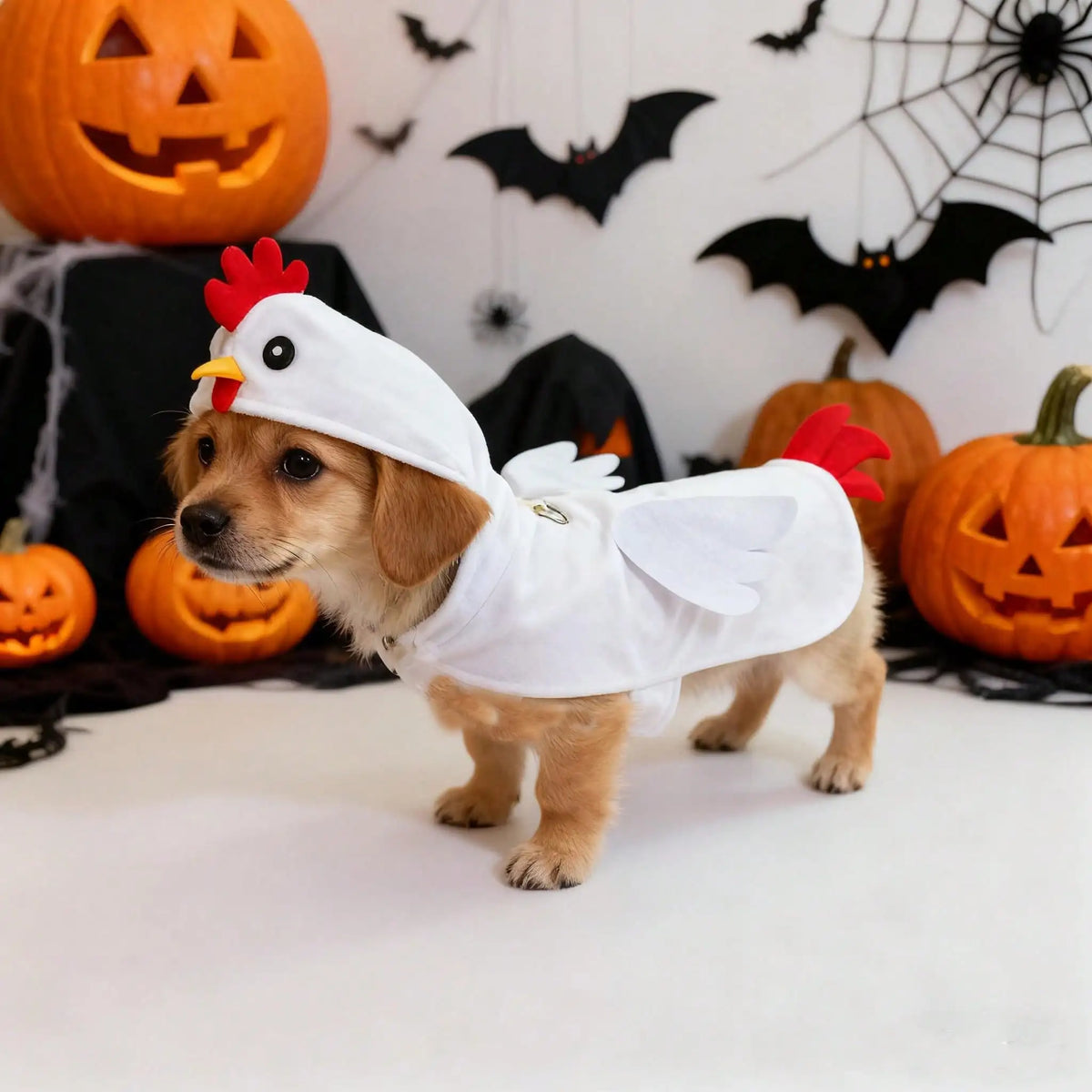 Dog Chicken Costume for Halloween Pet Parties and Cosplay