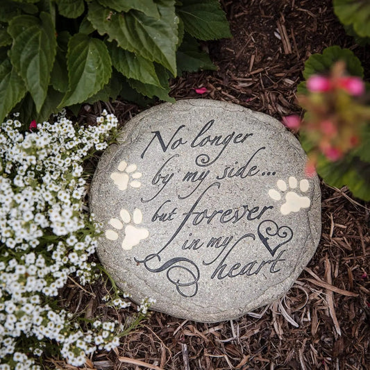 Pet Memorial Stone For Cats And Dogs Weatherproof Remembrance