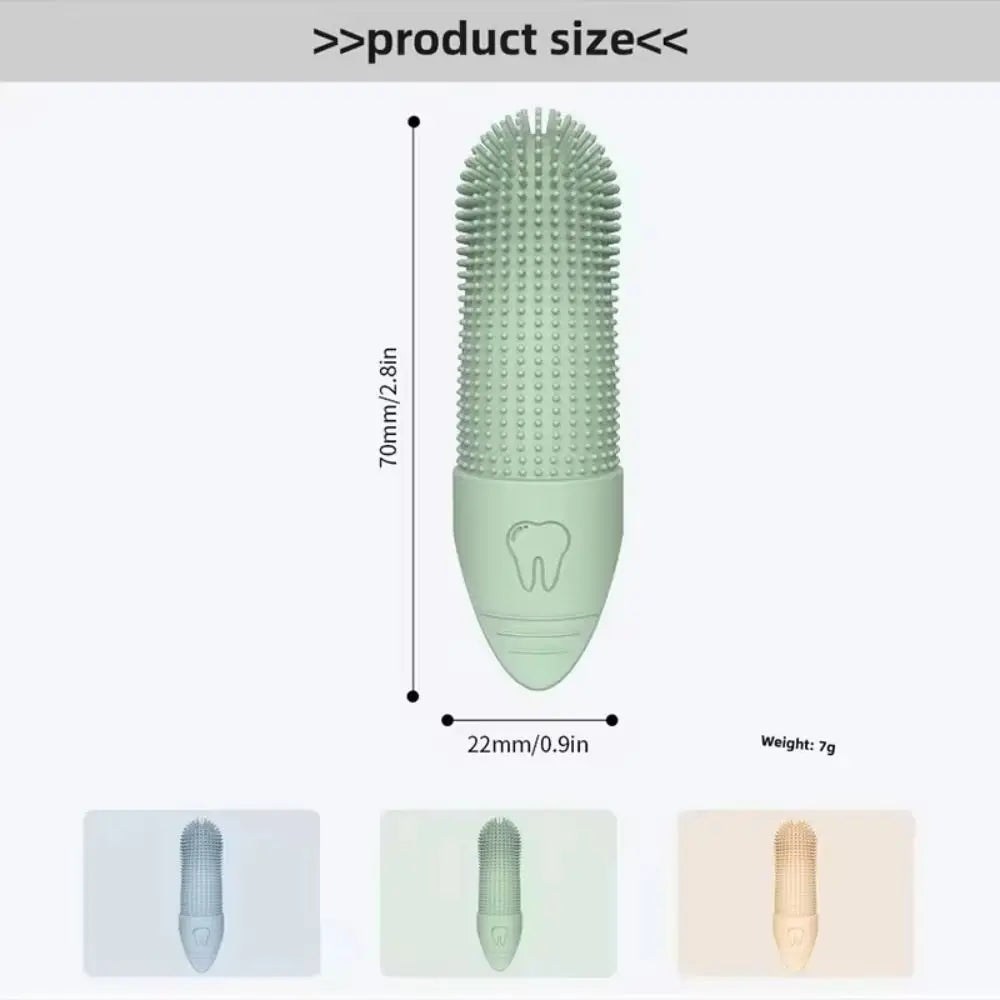 Silicone Pet Finger Toothbrush For Dogs And Cats Dental Care