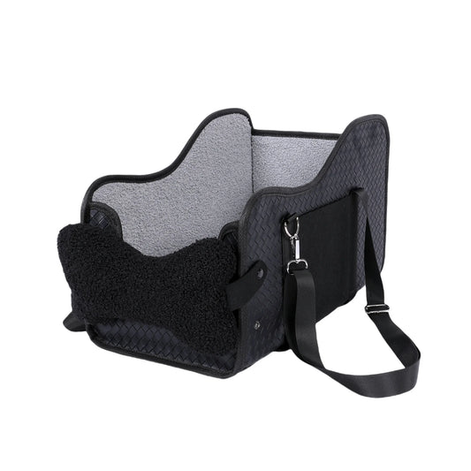 Pet Car Booster Seat With Safety Leash For Small Dogs