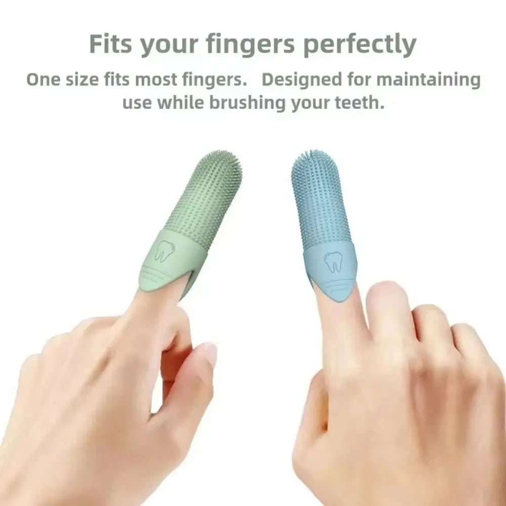 Silicone Pet Finger Toothbrush For Dogs And Cats Dental Care