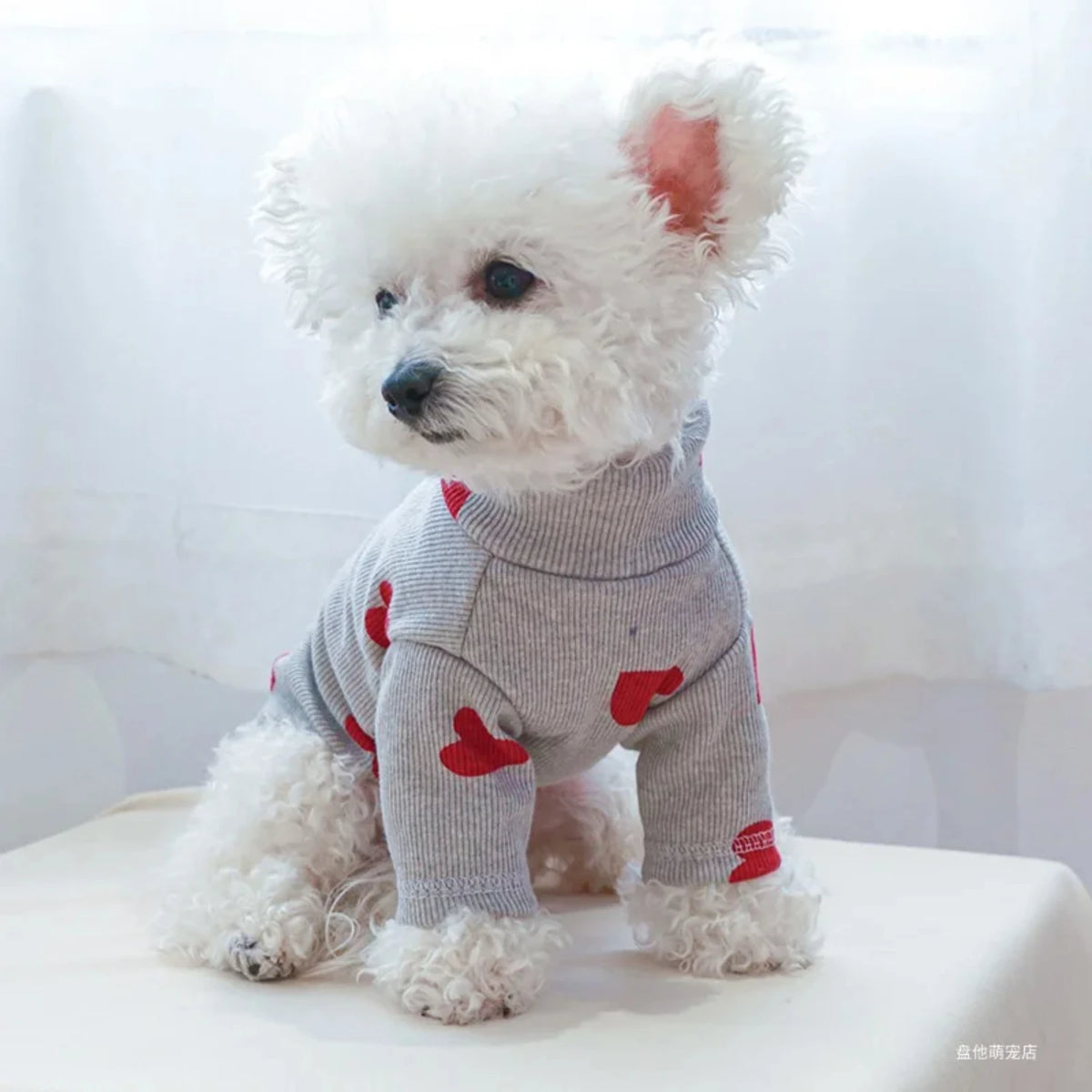 Love Printed Small Dog And Cat Shirt For Every Season