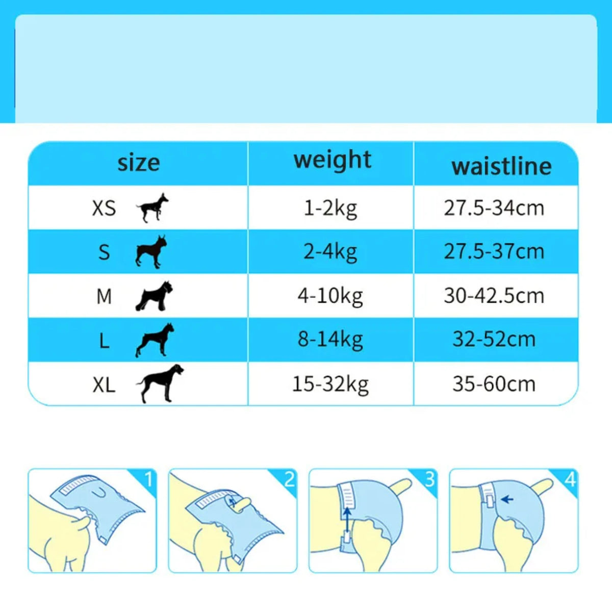 Super Absorbent Disposable Pet Diaper Pants For Dogs And Cats