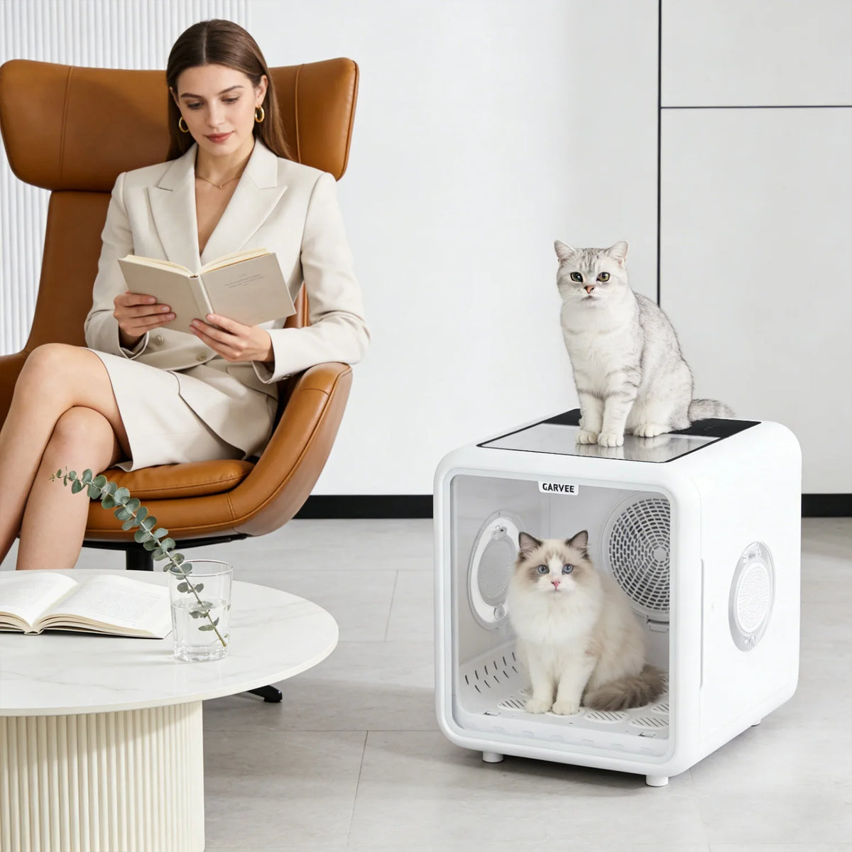 HiMISS Automatic Pet Drying Box With Smart Temperature Control