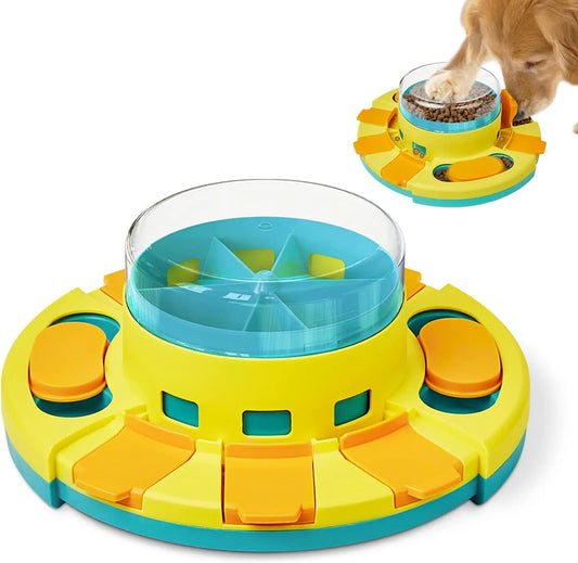 Premium Double Layer Dog Puzzle Toy And Slow Feeder Set