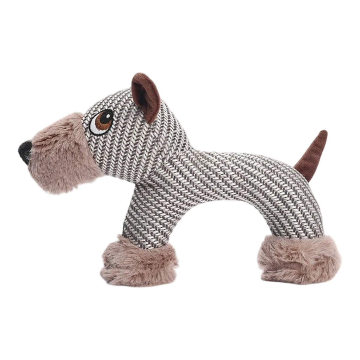 Squeaky Plush Dog Toy Interactive Pet Chew And Playmate