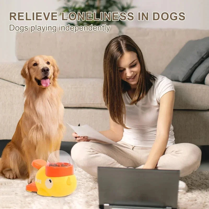 Interactive Automatic Cat Feeder Toy And Treat Dispenser
