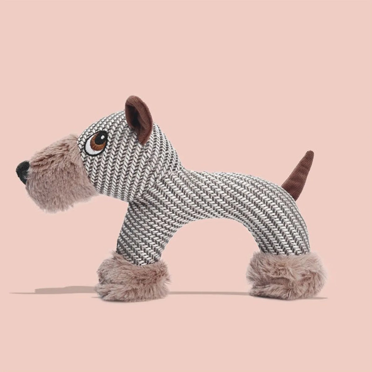 Squeaky Plush Dog Toy Interactive Pet Chew And Playmate