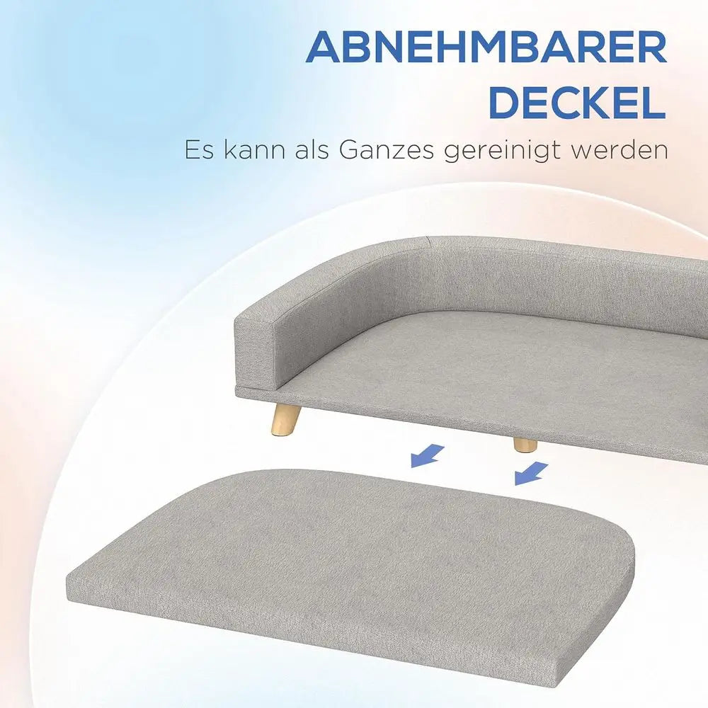 Luxury Pet Sofa Bed With Washable Cover For Large Dogs