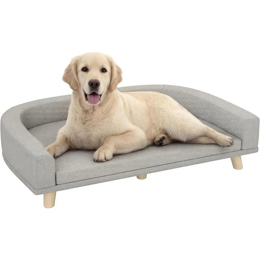 Luxury Pet Sofa Bed With Washable Cover For Large Dogs