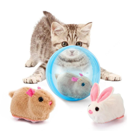 Transparent Electric Rolling Hamster Exercise Ball For Small Pets