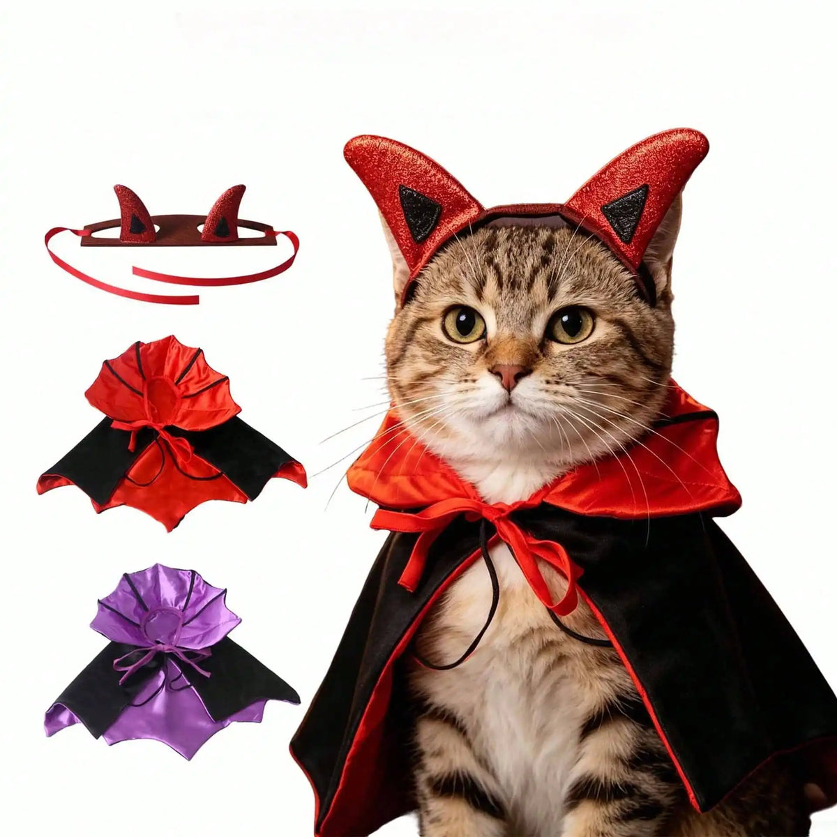 Halloween Bat Cape Costume for Dogs and Cats Pet Cosplay