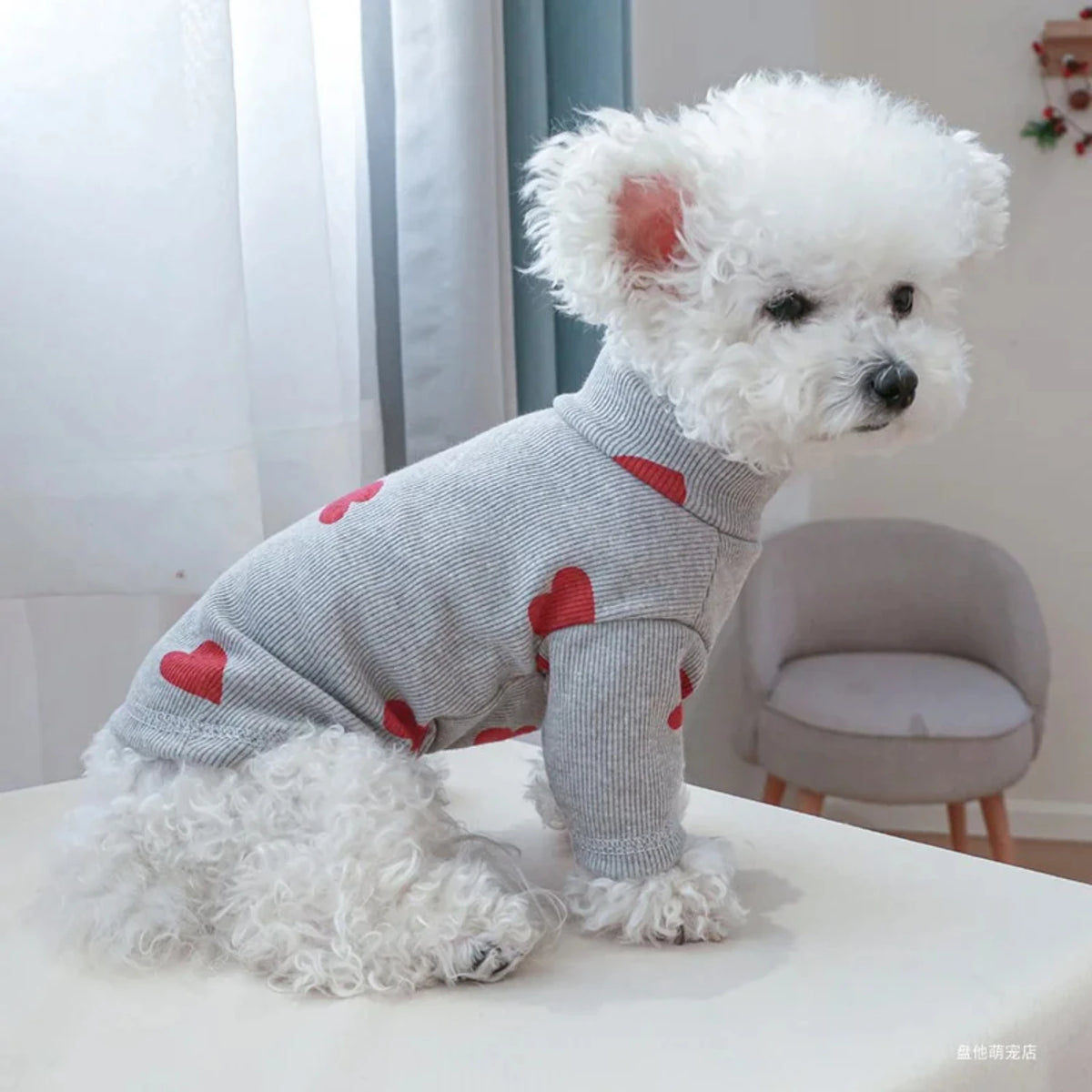 Love Printed Small Dog And Cat Shirt For Every Season