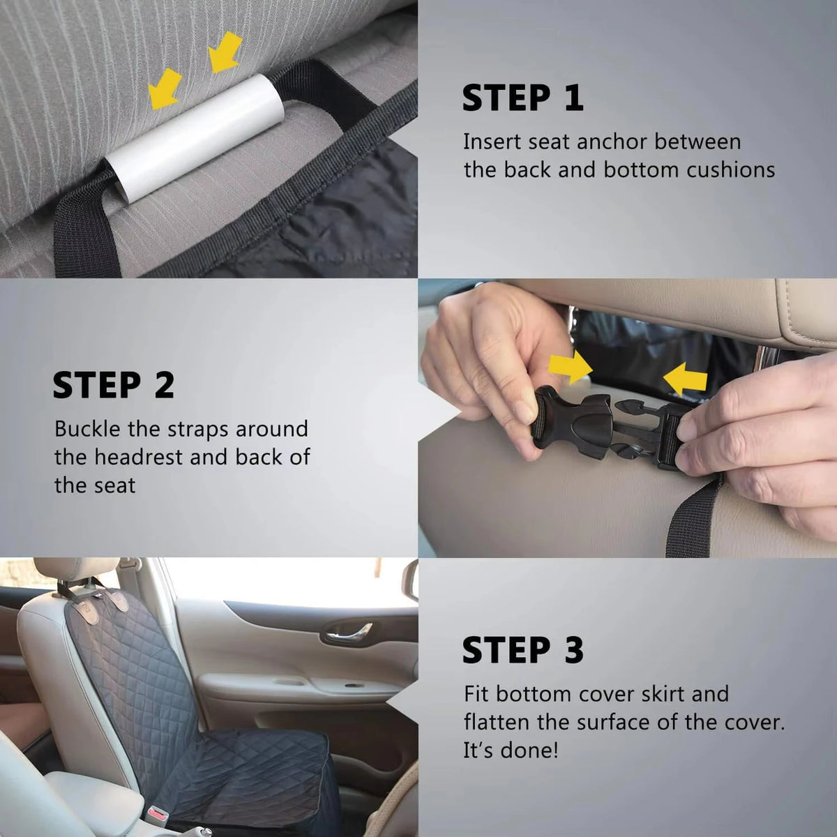Petravel Waterproof Dog Car Front Seat Cover For Pets