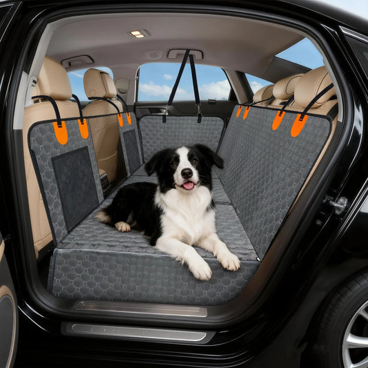 BINGOPAW Waterproof Dog Car Seat Cover For Pet Backseat Protector