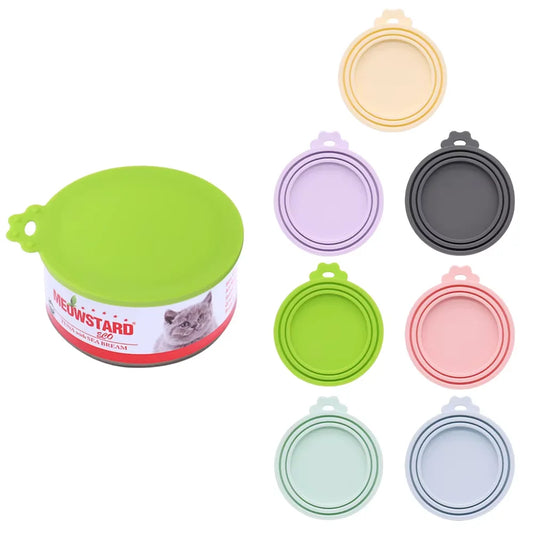 Premium Reusable Silicone Pet Can Food Storage Lid