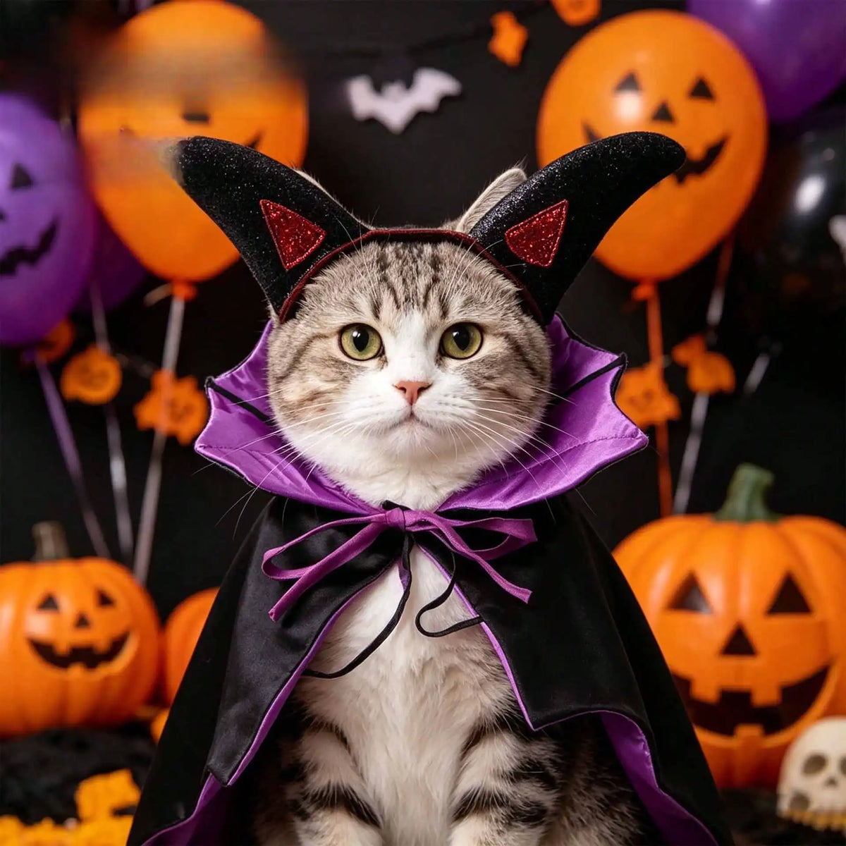 Halloween Bat Cape Costume for Dogs and Cats Pet Cosplay