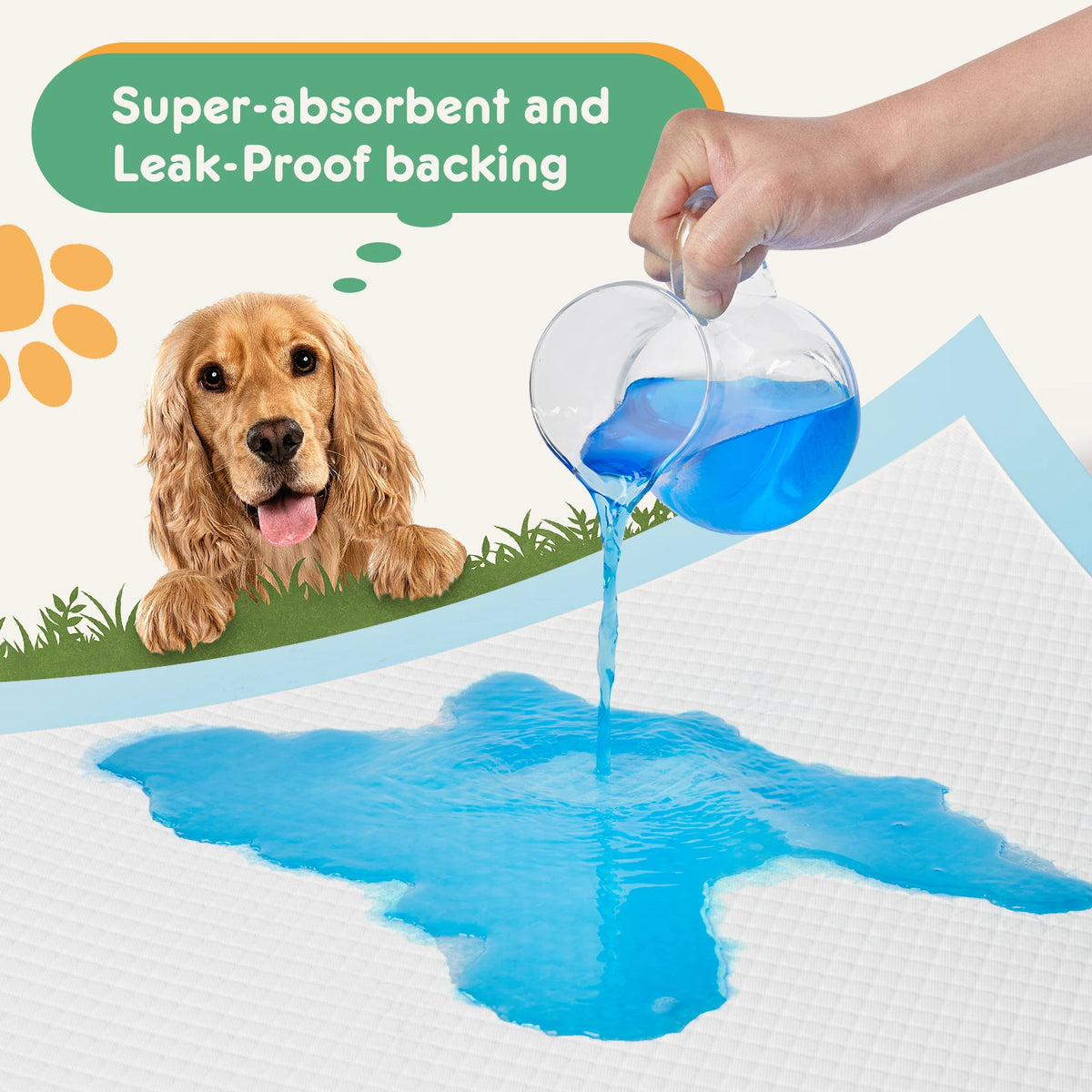 Disposable Underpads for Dogs Cats Quick Drying Leakproof Pee Pads