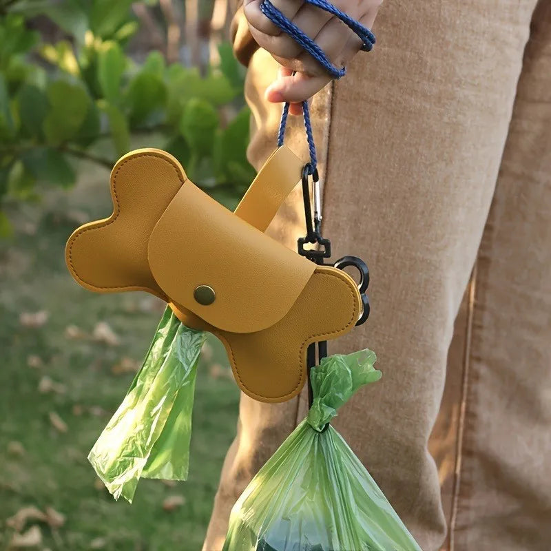 Extra Thick Leak Proof Dog Poop Bags With Paw Prints