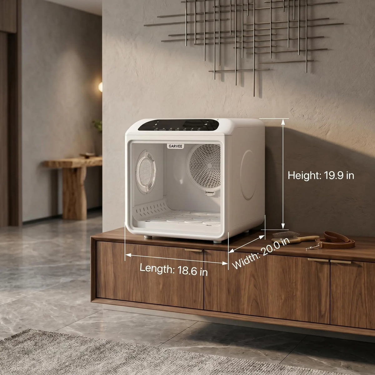 Smart Quiet Pet Dryer Box With 360 Degree Airflow Cabinet
