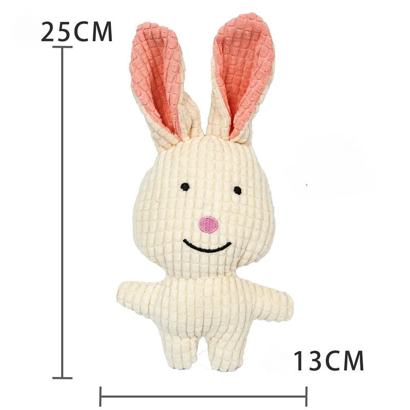 Plush Sleeping Duck Dog Toy for Chewing and Comfort