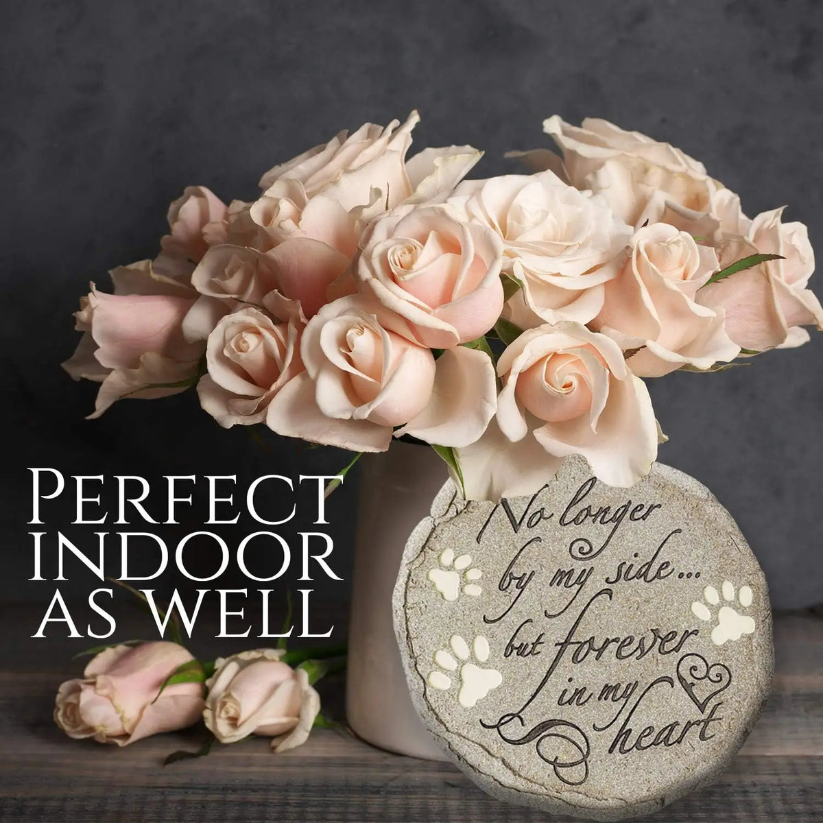 Pet Memorial Stone For Cats And Dogs Weatherproof Remembrance