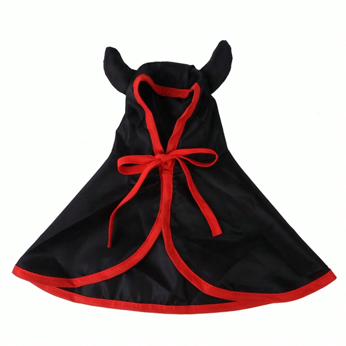 Halloween Dog Costume Cape With Devil Hat And Vampire Headband