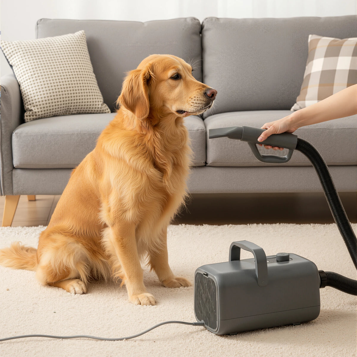 Jhk Low Noise Pet Grooming Vacuum Dryer With Four Nozzles