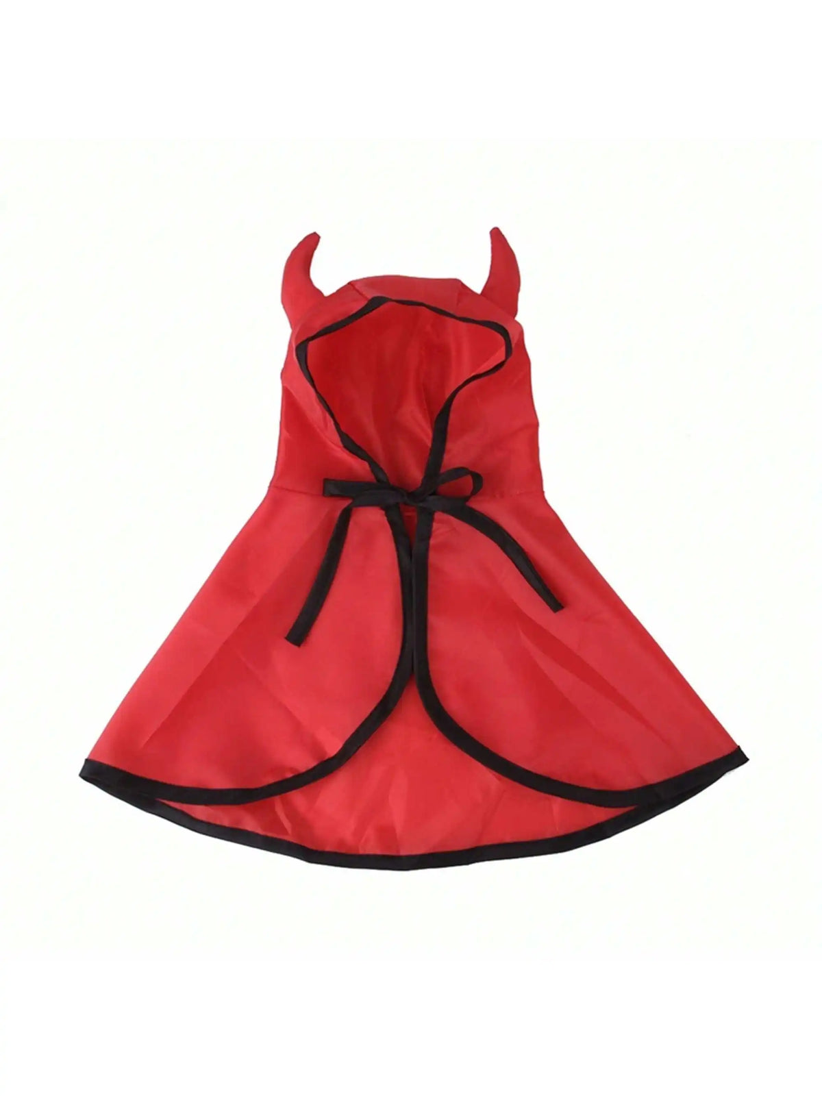 Halloween Dog Costume Cape With Devil Hat And Vampire Headband