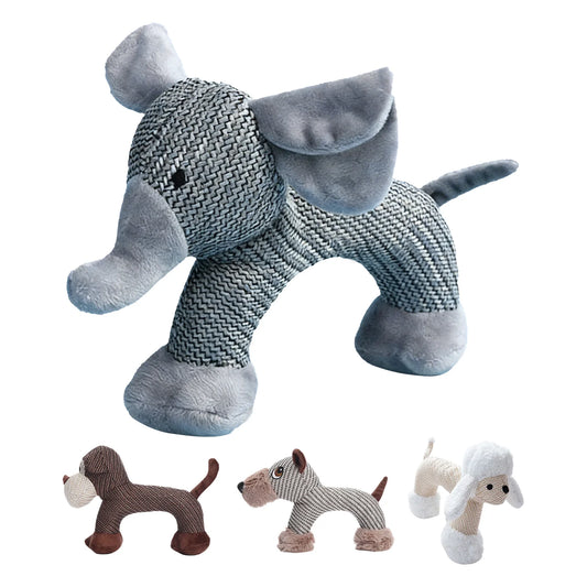 Squeaky Plush Dog Toy Interactive Pet Chew And Playmate
