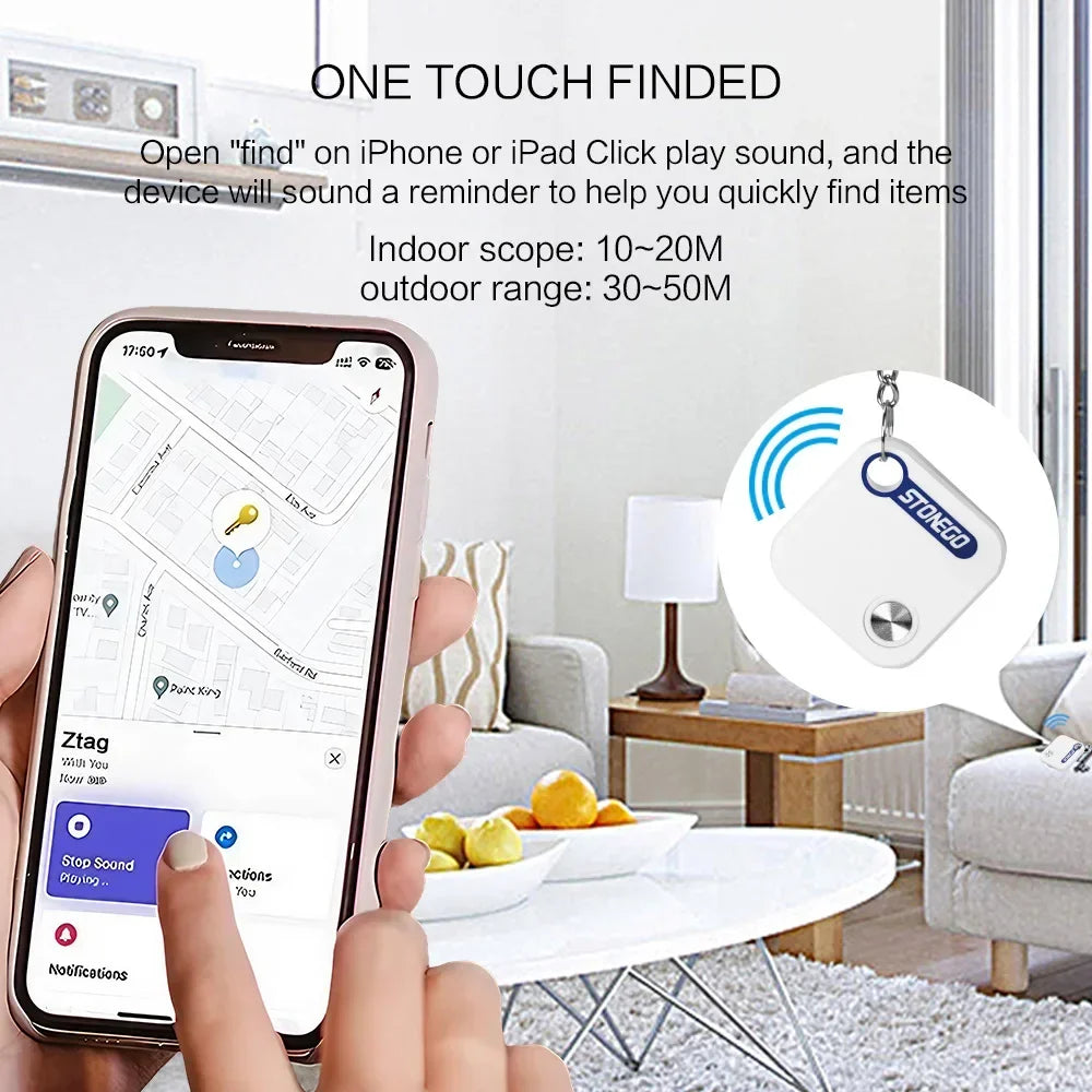 STONEGO Bluetooth Find My Item Tracker for Keys and Pets