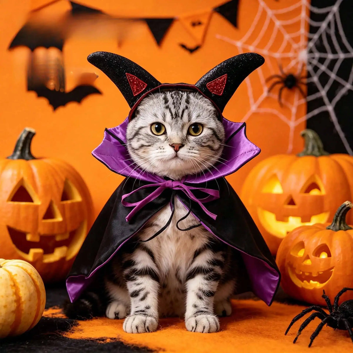 Halloween Bat Cape Costume for Dogs and Cats Pet Cosplay