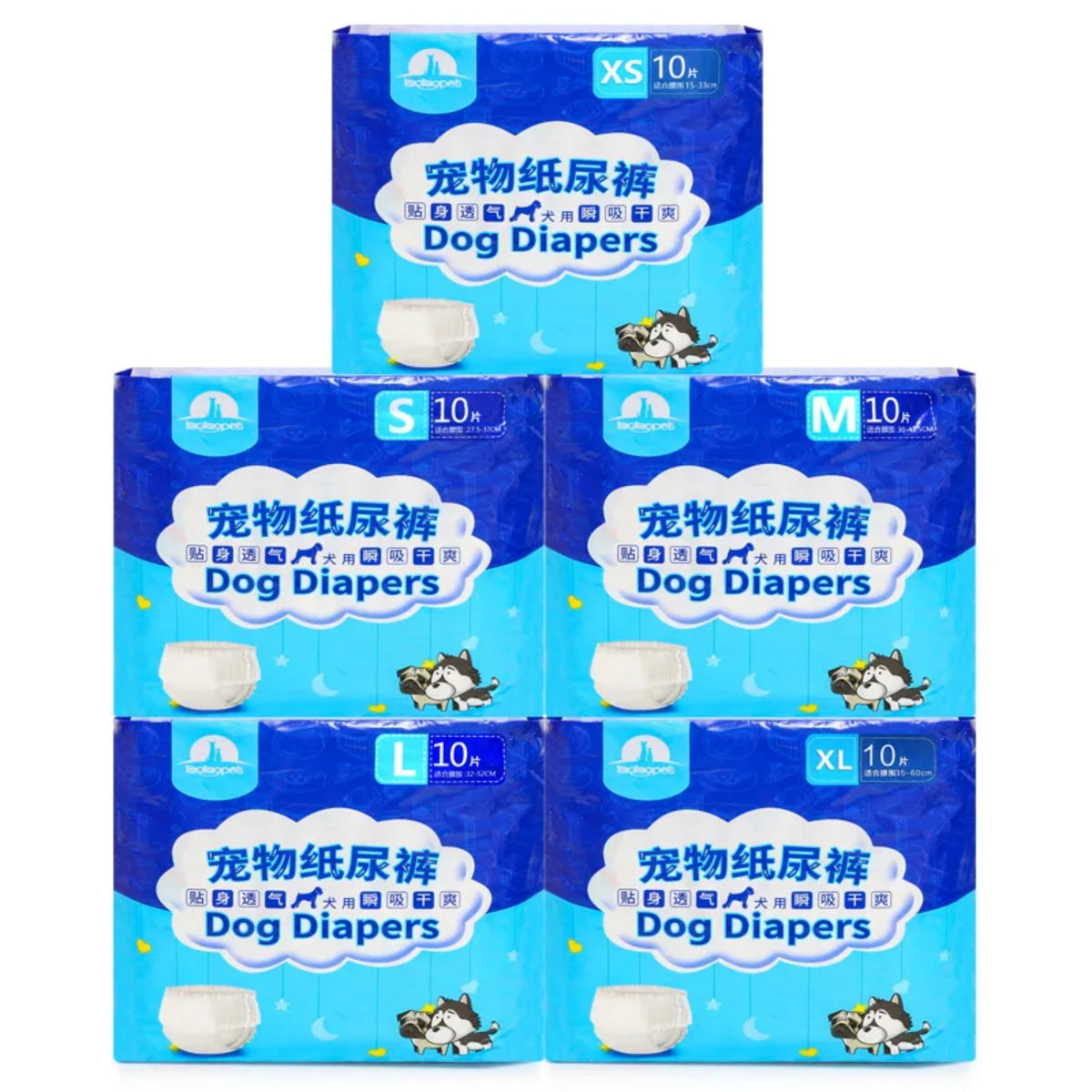 Breathable Disposable Pet Diapers For Dogs And Cats