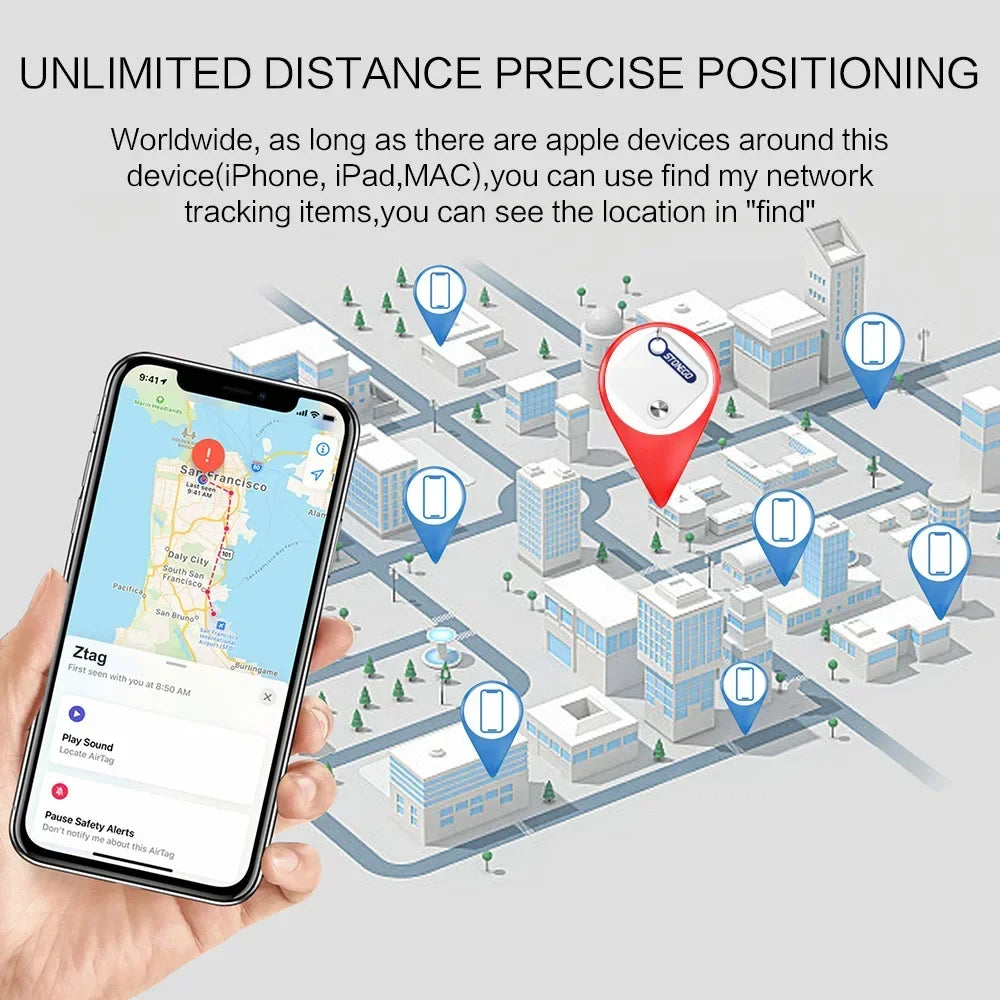 STONEGO Bluetooth Find My Item Tracker for Keys and Pets