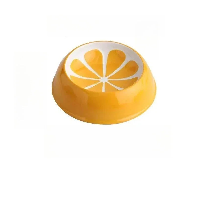 Watermelon Strawberry Shaped Slow Feeder Bowl For Cats And Dogs