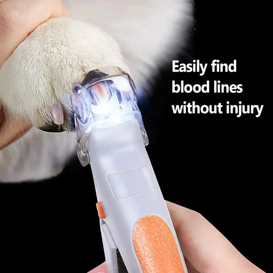 Pet Nail Clipper With LED Illumination For Dogs And Cats