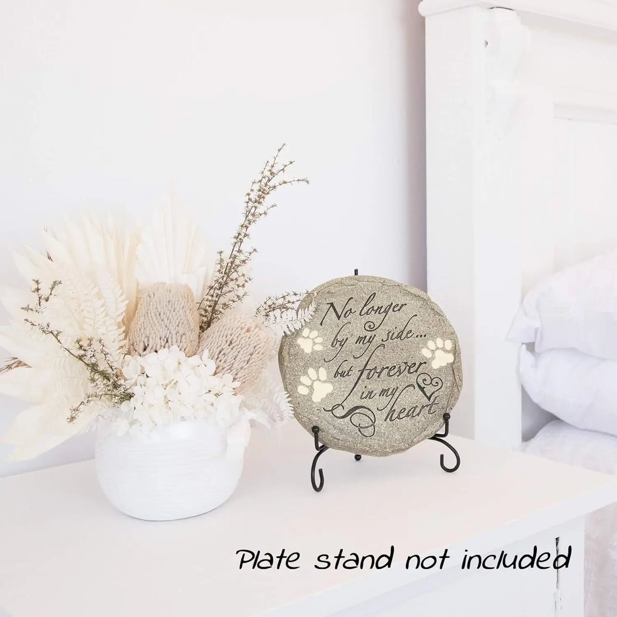 Pet Memorial Stone For Cats And Dogs Weatherproof Remembrance