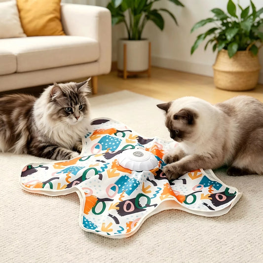 Petavel Automatic Interactive Moving Feather Cat Toy