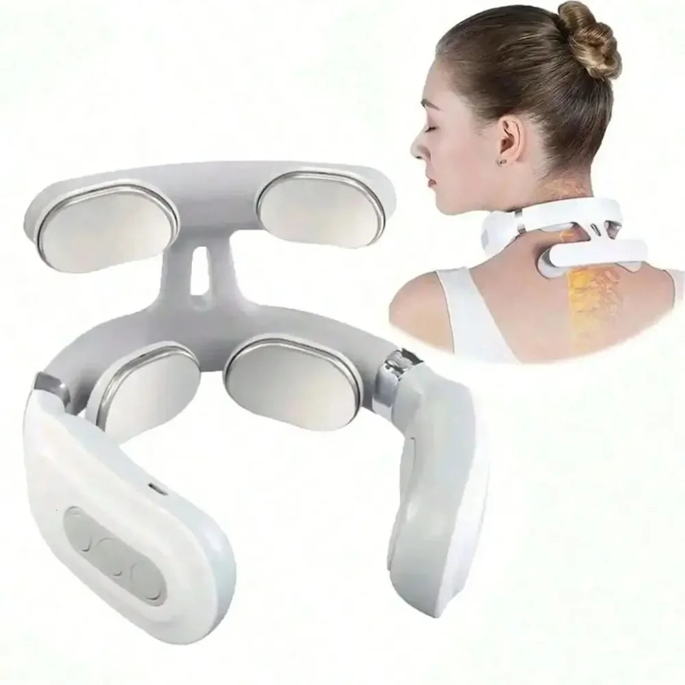 Portable Rechargeable Neck And Shoulder Massager For Muscle Relaxation